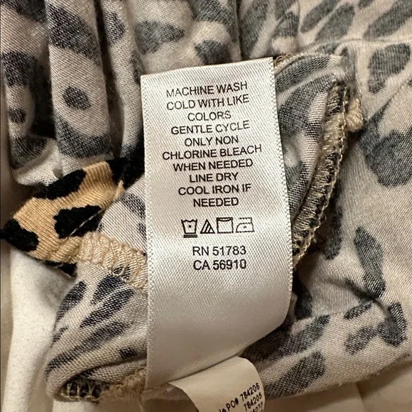 Maurices Animal Print Women's Open Front Kimono - Picture 5 of 8